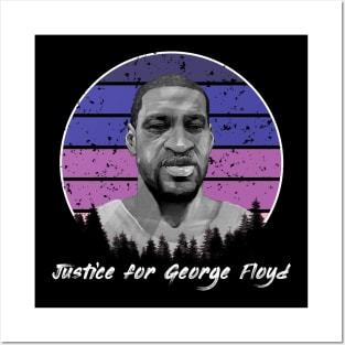 Justice for George Floyd Posters and Art